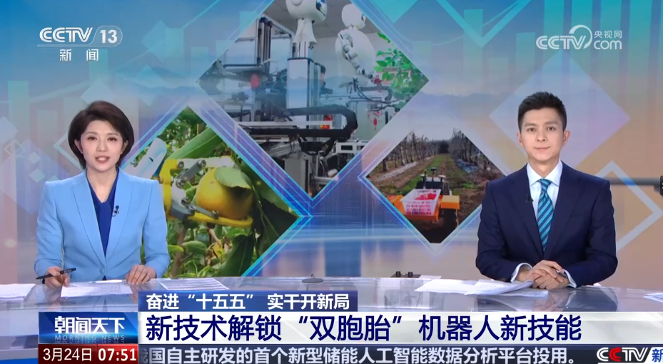 [朝闻天下]奋进“十五五” 实干开新局 新技术解锁“双胞胎”机器人新技能