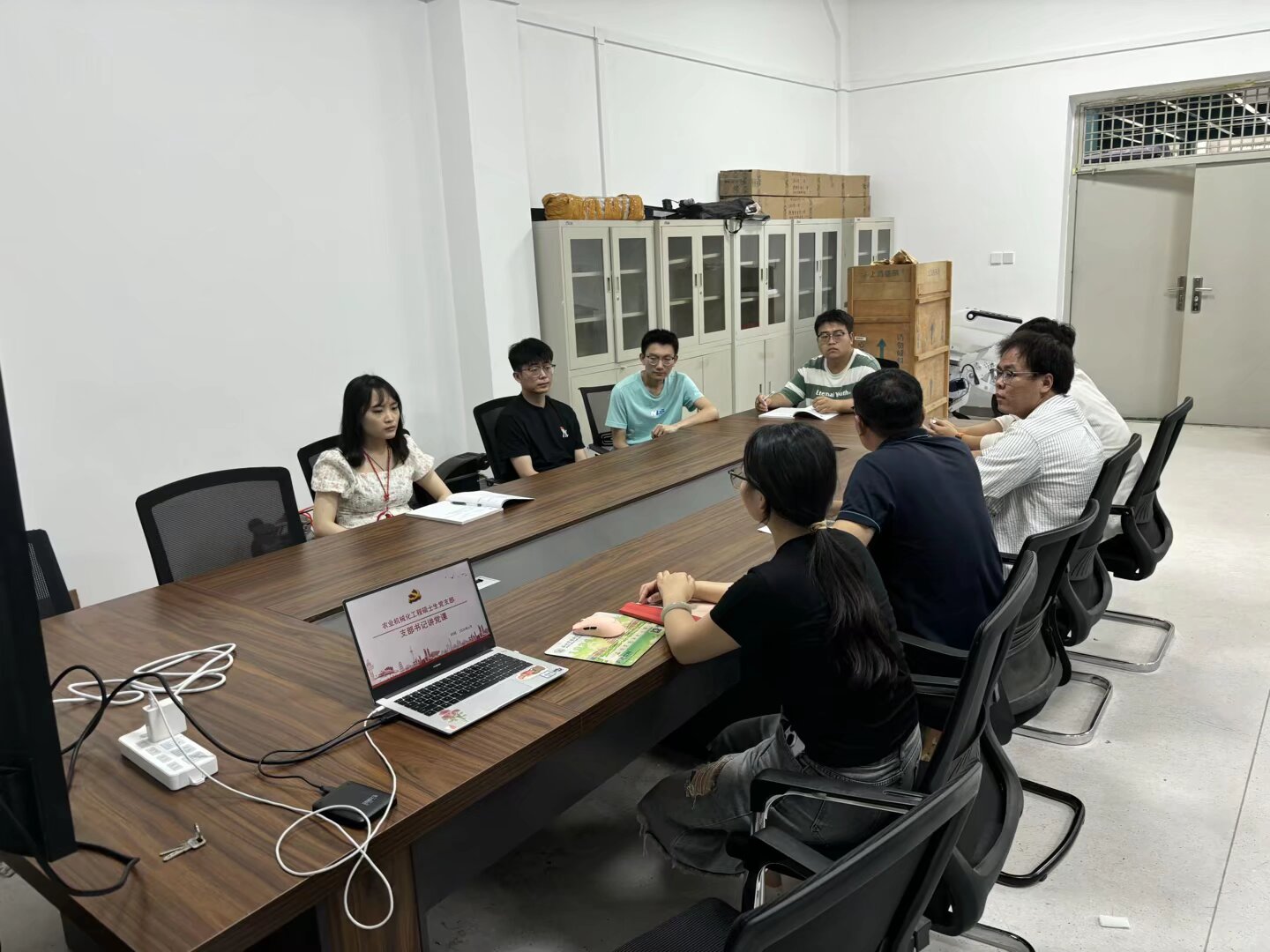 【农机化硕士生党支部】开展支部书记讲党课活动